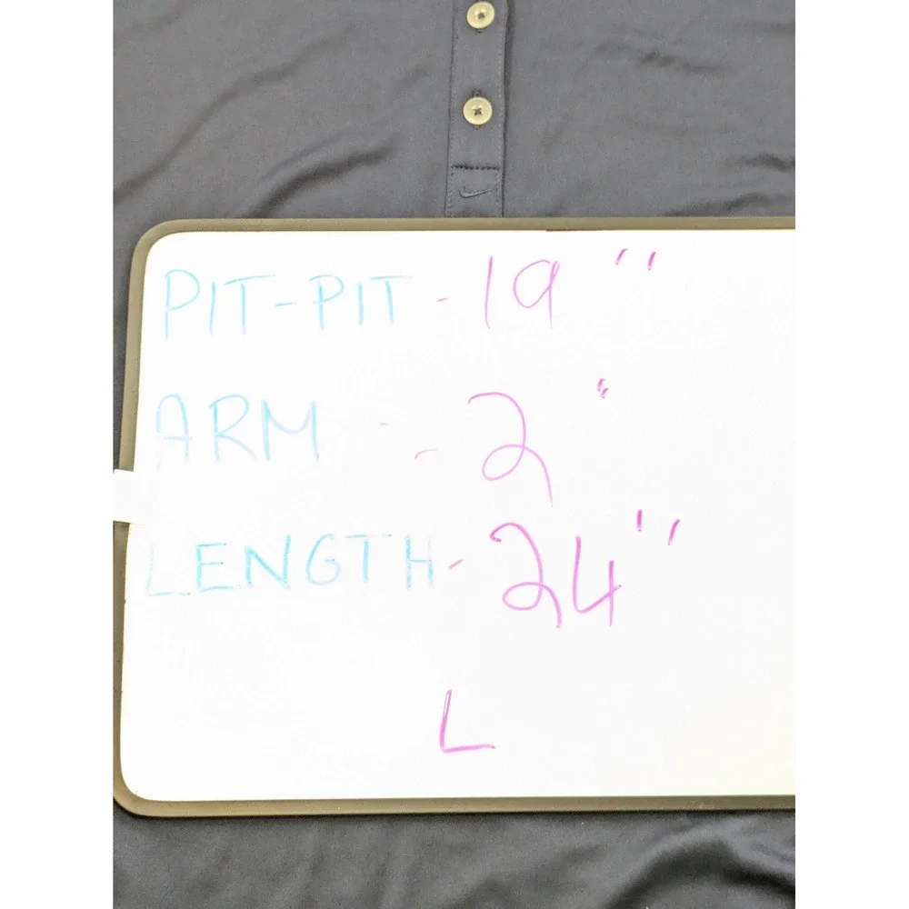 Nike Dri-FIT Womens Golf‎ Polo Shirt Performance Activewear Large Blue NWT - Picture 11 of 11